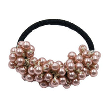 Load image into Gallery viewer, Woman Big Pearl Hair Ties Fashion Korean Style Hairband Scrunchies Girls Ponytail Holders Rubber Band Hair Accessories Ponytail Holder Accessories for Women And Girls