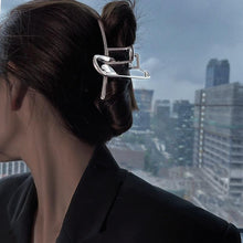 Load image into Gallery viewer, Woman Trendy Silver Pin Minimalist Dainty Design Hair Claws Women Hair Clips Fashion Hairpins Women Hair Accessories Hairgrip Barrettes Headwear