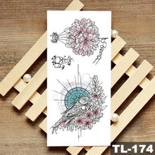 Load image into Gallery viewer, Womans Rose Flower Waterproof Temporary Tattoo Sticker For Arm Body Gorgeous Girls Tattoos