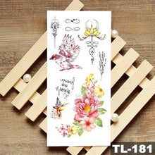 Load image into Gallery viewer, Womans Rose Flower Waterproof Temporary Tattoo Sticker For Arm Body Gorgeous Girls Tattoos