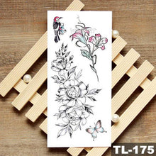 Load image into Gallery viewer, Womans Rose Flower Waterproof Temporary Tattoo Sticker For Arm Body Gorgeous Girls Tattoos