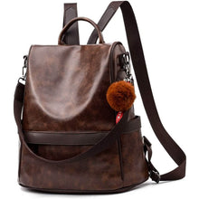 Load image into Gallery viewer, Women Backpack Purse PU Leather Anti-theft Casual Shoulder Bag