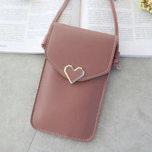 Load image into Gallery viewer, Women Bag Shoulder Transparent Bag Card Holders Girl Handbag Ladies PU Leather Clutch Phone Wallets Purse