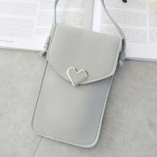 Load image into Gallery viewer, Women Bag Shoulder Transparent Bag Card Holders Girl Handbag Ladies PU Leather Clutch Phone Wallets Purse