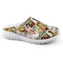 Load image into Gallery viewer, Women Beach Home Slippers Fashion Nurse Shoes Medical Doctor Sandals Summer Mesh Flats Sandals Lightweight Garden Clogs Quick-Drying Non-Slip Nurse Shoes For Women Home House Waterproof Slippers