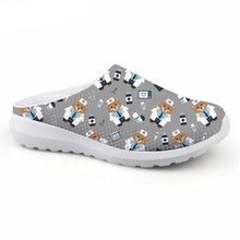 Load image into Gallery viewer, Women Beach Home Slippers Fashion Nurse Shoes Medical Doctor Sandals Summer Mesh Flats Sandals Lightweight Garden Clogs Quick-Drying Non-Slip Nurse Shoes For Women Home House Waterproof Slippers