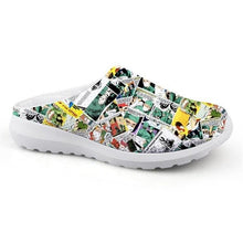 Load image into Gallery viewer, Women Beach Home Slippers Fashion Nurse Shoes Medical Doctor Sandals Summer Mesh Flats Sandals Lightweight Garden Clogs Quick-Drying Non-Slip Nurse Shoes For Women Home House Waterproof Slippers