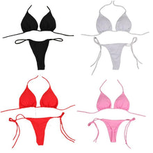 Load image into Gallery viewer, Women Bikini Swimsuit Push-Up Bra Bikini Set Two Piece Swim Suit Swimwear Beachwear Bathing Suit Strappy Swimsuit Two Pieces Bikini Set
