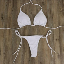 Load image into Gallery viewer, Women Bikini Swimsuit Push-Up Bra Bikini Set Two Piece Swim Suit Swimwear Beachwear Bathing Suit Strappy Swimsuit Two Pieces Bikini Set