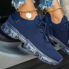 Load image into Gallery viewer, Women Breathable Sneakers Autumn New Lace Up Casual Shoes Outdoor Sport Walking Athletic Tennis Shoes Air Cushion Lightweight Sneakers Lace Up Sport Running Sneakers
