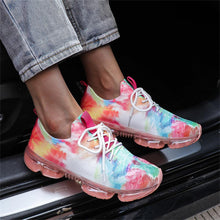 Load image into Gallery viewer, Women Breathable Sneakers Autumn New Lace Up Casual Shoes Outdoor Sport Walking Athletic Tennis Shoes Air Cushion Lightweight Sneakers Lace Up Sport Running Sneakers