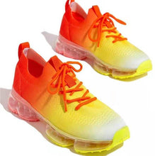 Load image into Gallery viewer, Women Breathable Sneakers Autumn New Lace Up Casual Shoes Outdoor Sport Walking Athletic Tennis Shoes Air Cushion Lightweight Sneakers Lace Up Sport Running Sneakers