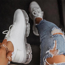 Load image into Gallery viewer, Women Breathable Sneakers Autumn New Lace Up Casual Shoes Outdoor Sport Walking Athletic Tennis Shoes Air Cushion Lightweight Sneakers Lace Up Sport Running Sneakers