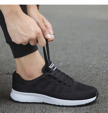 Load image into Gallery viewer, Women Casual Fashion Breathable Walking Mesh Flat Shoes White Sneakers Summer New Fashion Women's Vulcanized Running Sneakers Walking Tennis Shoes