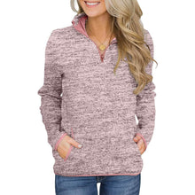 Load image into Gallery viewer, Women Casual Long Sleeve Stand Collar with Pockets