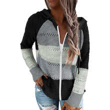 Load image into Gallery viewer, Women Casual Long Sleeve Zip Up Hooded Sweatshirt Hoodies