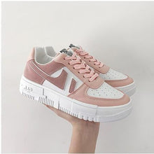 Load image into Gallery viewer, Women Casual Shoes Colorful Sneakers Flat Thick Sole Lightweight Air Cushion Gym Fashion Shoes Breathable Sport Air Fitness Walking Running Athletic Sneakers