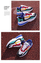 Load image into Gallery viewer, Women Casual Shoes Colorful Sneakers Flat Thick Sole Lightweight Air Cushion Gym Fashion Shoes Breathable Sport Air Fitness Walking Running Athletic Sneakers