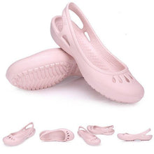 Load image into Gallery viewer, Women Clogs Modern Sandals Home Non-slip Summer Shoes Flat Slippers Plastic Waterproof Garden Shoes Classic Clog Casual Slip On Water Shoe Sandal Indoor Outdoor Slipper
