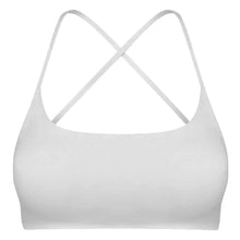 Load image into Gallery viewer, Women Cross Back Sport Bras Padded with Removable Pads Thin Straps