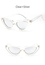 Load image into Gallery viewer, Women Elegant Black Summer Sunglasses Stylish New Popular Cat Eye Design Sunglasses For Woman New Small Eyewear Shades For Women Retro Summer Design Glasses