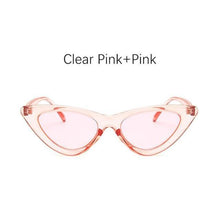 Load image into Gallery viewer, Women Elegant Black Summer Sunglasses Stylish New Popular Cat Eye Design Sunglasses For Woman New Small Eyewear Shades For Women Retro Summer Design Glasses