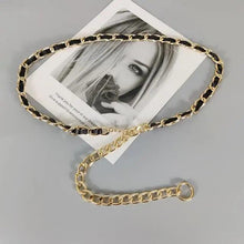 Load image into Gallery viewer, Women Elegant Elastic Stretch Wide Dress Belt Big Chain Waistbands For Women Luxury Party Belts For Dresses