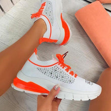 Load image into Gallery viewer, Women Elegant Sneakers Thick Bottom Women Casual Shoes Athletic Road Running Mesh Breathable Casual Sneakers Lace Up Comfort Sports Sneakers