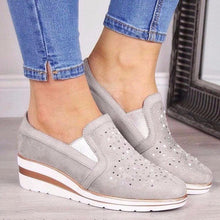 Load image into Gallery viewer, Women Fashion Breathable Platform Shoes Lightweight Non Slip Tennis High Fashion Comfy Fashion Breathable Girls Comfort Casual Lace Up Woman Walking Shoes