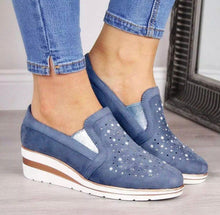 Load image into Gallery viewer, Women Fashion Breathable Platform Shoes Lightweight Non Slip Tennis High Fashion Comfy Fashion Breathable Girls Comfort Casual Lace Up Woman Walking Shoes