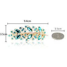 Load image into Gallery viewer, Women Fashion Rhinestone Horsetail Hairpin Spring Clip Ladies Luxury Jewelry Crystal Side Clip Gorgeous Ponytail Holder Hair Accessories For Women