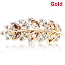 Load image into Gallery viewer, Women Fashion Rhinestone Horsetail Hairpin Spring Clip Ladies Luxury Jewelry Crystal Side Clip Gorgeous Ponytail Holder Hair Accessories For Women