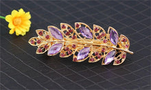 Load image into Gallery viewer, Women Fashion Rhinestone Horsetail Hairpin Spring Clip Ladies Luxury Jewelry Crystal Side Clip Gorgeous Ponytail Holder Hair Accessories For Women