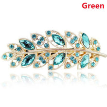 Load image into Gallery viewer, Women Fashion Rhinestone Horsetail Hairpin Spring Clip Ladies Luxury Jewelry Crystal Side Clip Gorgeous Ponytail Holder Hair Accessories For Women