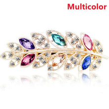 Load image into Gallery viewer, Women Fashion Rhinestone Horsetail Hairpin Spring Clip Ladies Luxury Jewelry Crystal Side Clip Gorgeous Ponytail Holder Hair Accessories For Women