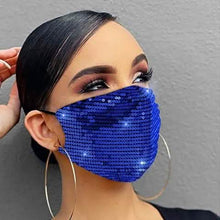 Load image into Gallery viewer, Women Fashion Sequins Breathable Washable and Reusable Mouth Mask