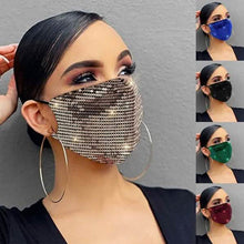 Load image into Gallery viewer, Women Fashion Sequins Breathable Washable and Reusable Mouth Mask