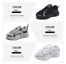 Load image into Gallery viewer, Women Fashion Sneakers Casual Leather Sports Shoes Sneakers Comfortable Walking Footwear Fashion New Lightweight Casual Thick Sneakers