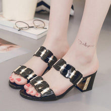 Load image into Gallery viewer, Women Fashion Spring Summer High Heel Sandals Comfortable Sandals Open Toe Tie Up Ankle Wrap Flat Sandals For Women Cute Slip On Dressy Casual Summer Sandals