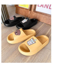 Load image into Gallery viewer, Women Flip Flops Indoor Soft Non Slip Slippers Summer Fashion New Flat Beach Casual Cats Dogs Shoes Open Toe Soft Slippers Soft Shower Bath Pool Gym House Slipper