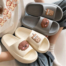 Load image into Gallery viewer, Women Flip Flops Indoor Soft Non Slip Slippers Summer Fashion New Flat Beach Casual Cats Dogs Shoes Open Toe Soft Slippers Soft Shower Bath Pool Gym House Slipper