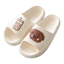 Load image into Gallery viewer, Women Flip Flops Indoor Soft Non Slip Slippers Summer Fashion New Flat Beach Casual Cats Dogs Shoes Open Toe Soft Slippers Soft Shower Bath Pool Gym House Slipper