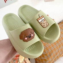 Load image into Gallery viewer, Women Flip Flops Indoor Soft Non Slip Slippers Summer Fashion New Flat Beach Casual Cats Dogs Shoes Open Toe Soft Slippers Soft Shower Bath Pool Gym House Slipper