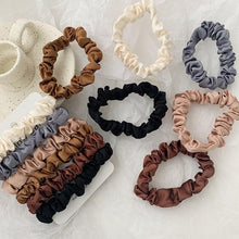 Load image into Gallery viewer, Women Hair Accessories Ladies Solid Color Scrunchy Elastic Hair Bow Ropes Hair Elastic Bracelet Ponytail Holders Hair Accessories for Women and Girls