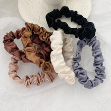 Load image into Gallery viewer, Women Hair Accessories Ladies Solid Color Scrunchy Elastic Hair Bow Ropes Hair Elastic Bracelet Ponytail Holders Hair Accessories for Women and Girls