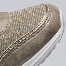 Load image into Gallery viewer, Women Height Increasing Walking Jogging Sneakers Gold Silver Sport Running Women's Lightweight Casual Everyday Walking Fashion High Heels Comfortable Sneakers