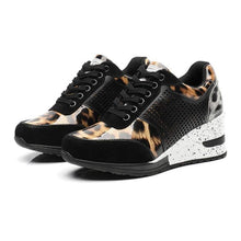 Load image into Gallery viewer, Women Height Increasing Walking Jogging Sneakers Gold Silver Sport Running Women's Lightweight Casual Everyday Walking Fashion High Heels Comfortable Sneakers