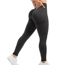 Load image into Gallery viewer, Women High Waist Leggings Female Gym Workout Legging Seamless Leggings Women Push Up Sport Girls Tight Bottom Lift Leggings Yoga Pants Fitness Fashion Push Up Seamless Leggings Breathable Workout Pants