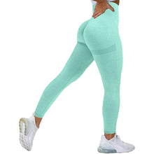 Load image into Gallery viewer, Women High Waist Leggings Female Gym Workout Legging Seamless Leggings Women Push Up Sport Girls Tight Bottom Lift Leggings Yoga Pants Fitness Fashion Push Up Seamless Leggings Breathable Workout Pants