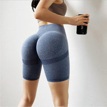 Load image into Gallery viewer, Women High Waist Leggings Female Gym Workout Legging Seamless Leggings Women Push Up Sport Girls Tight Bottom Lift Leggings Yoga Pants Fitness Fashion Push Up Seamless Leggings Breathable Workout Pants
